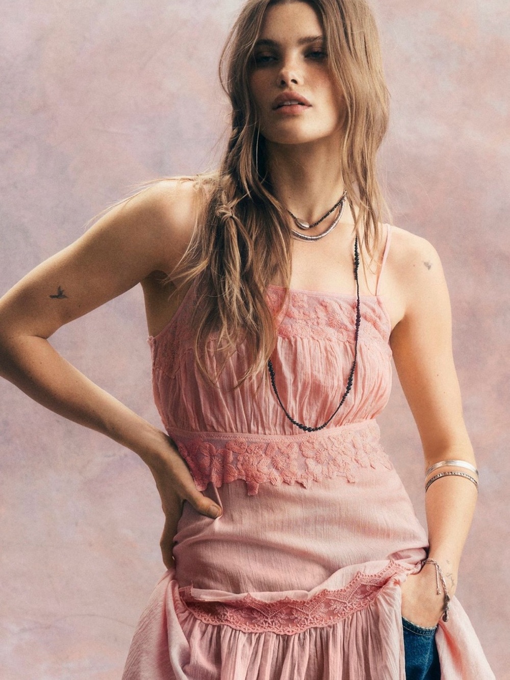 Hettie Semiprecious Strand Necklace
